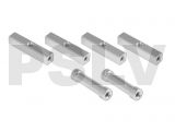 213513 Alu Square Post with 3mm thread hole and Round Post